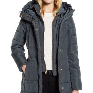 Cole Haan Hooded Down & Feather Jacket